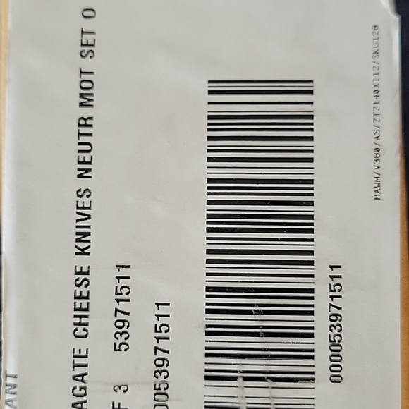 Anthropologie Agate Cheese Knives, set of 3 - Picture 7 of 7